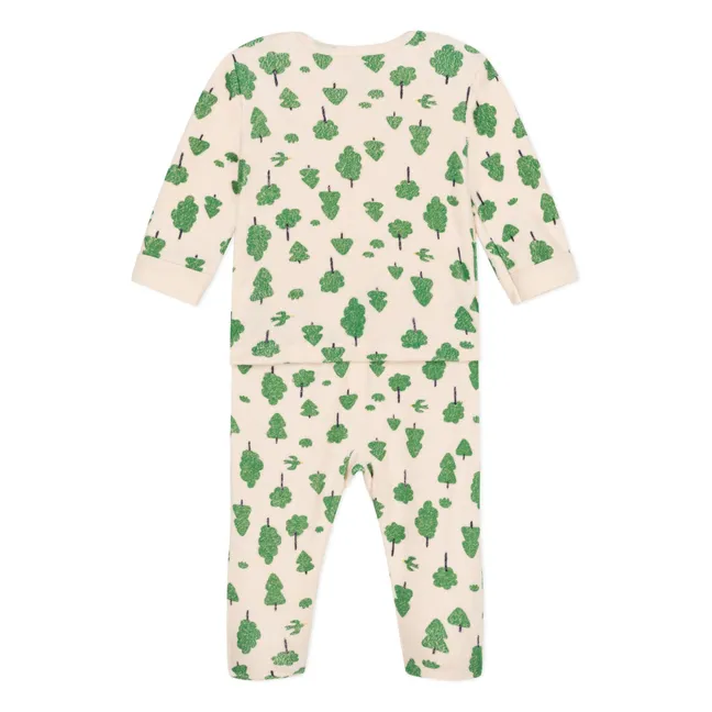 Pijama para bebé Terry Bouclette | Beige
