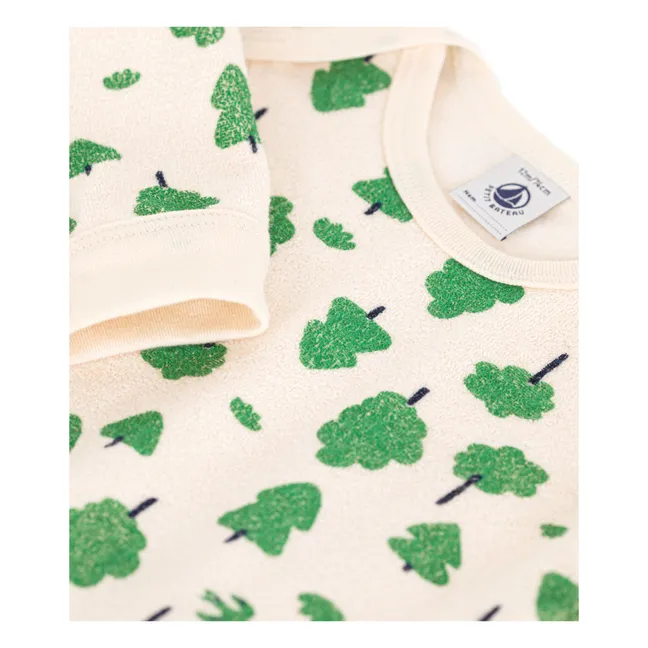 Pijama para bebé Terry Bouclette | Beige