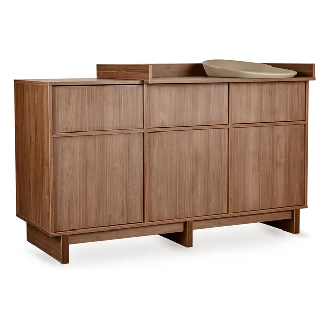 Wickelaufsatz für Kommode Kyo | Walnut