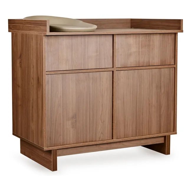Wickelaufsatz für Kommode Kyo | Walnut