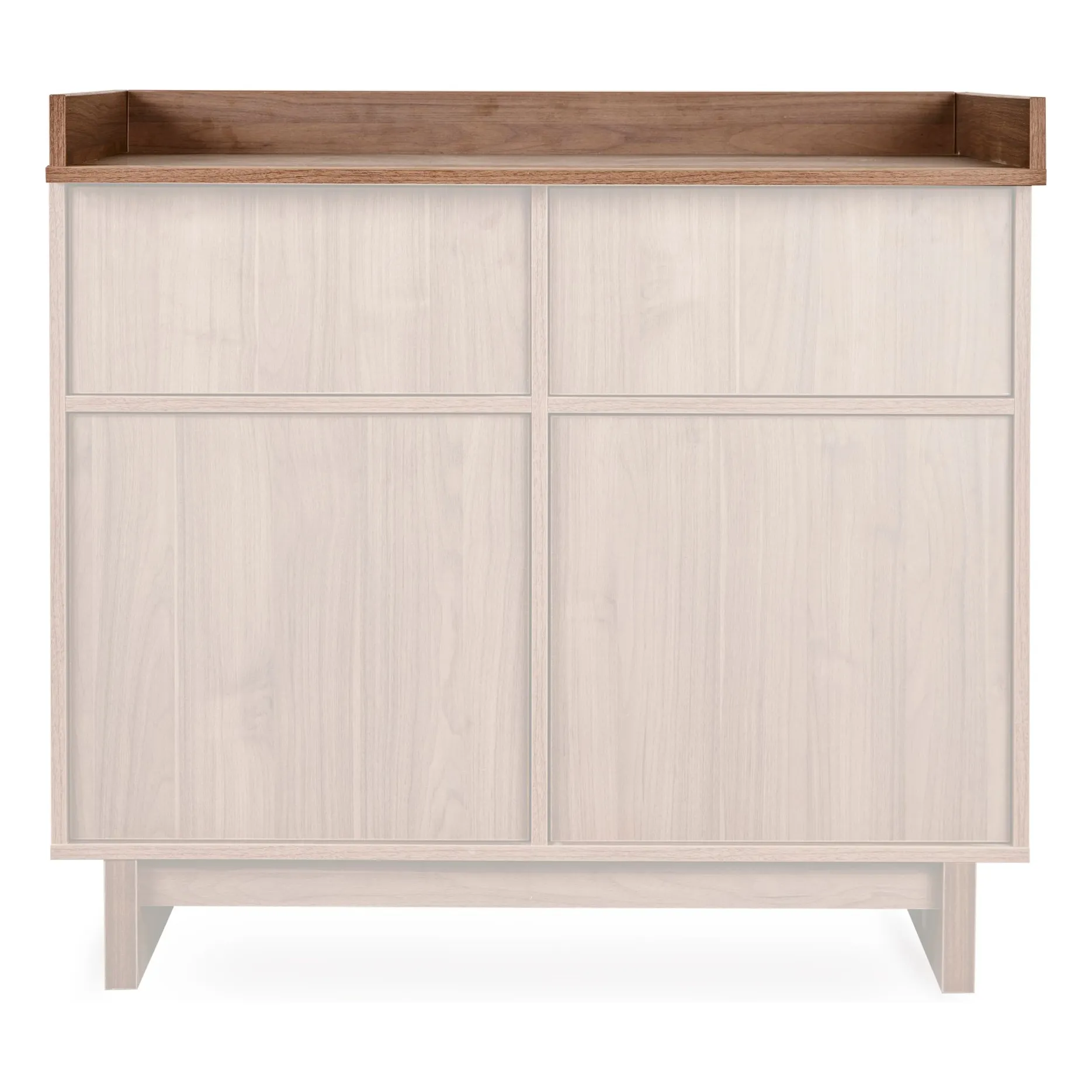 Quax Walnut Kyo Changing Table For Chest Of Drawers