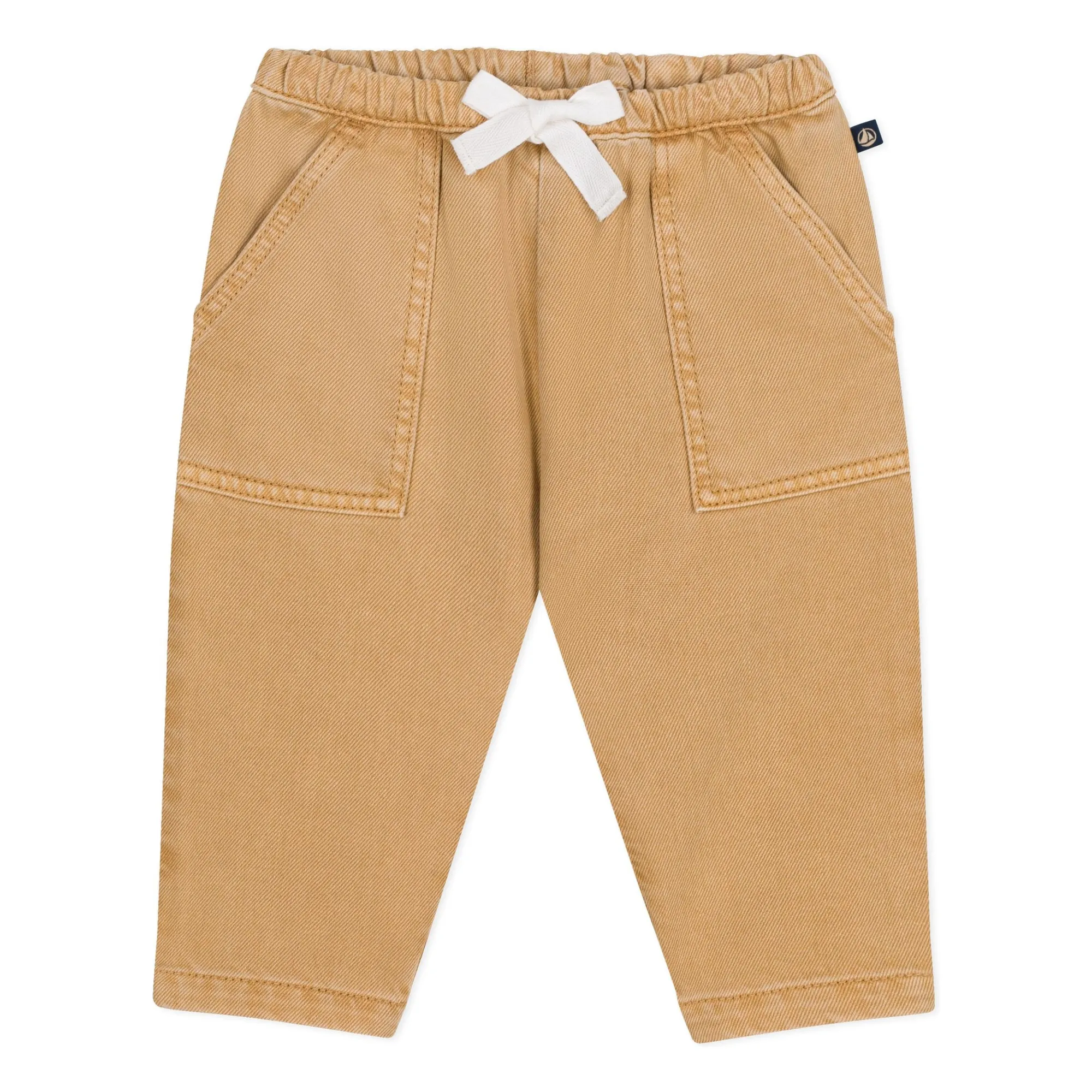 Sarouel Denim Bébé | Beige- Image produit n°0
