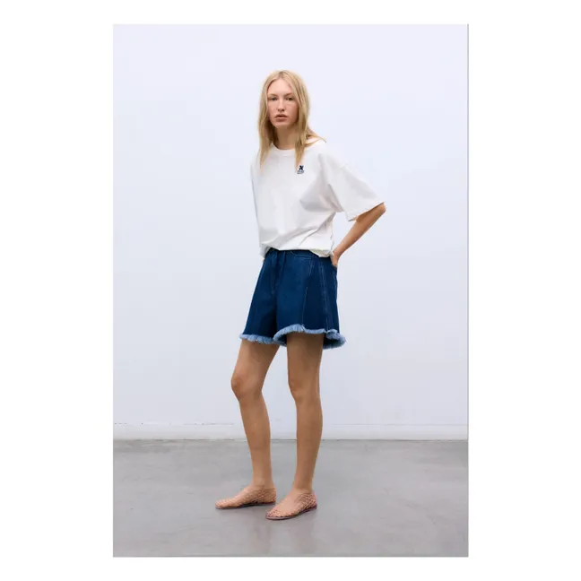 Short Denim Coton | Bleu jean