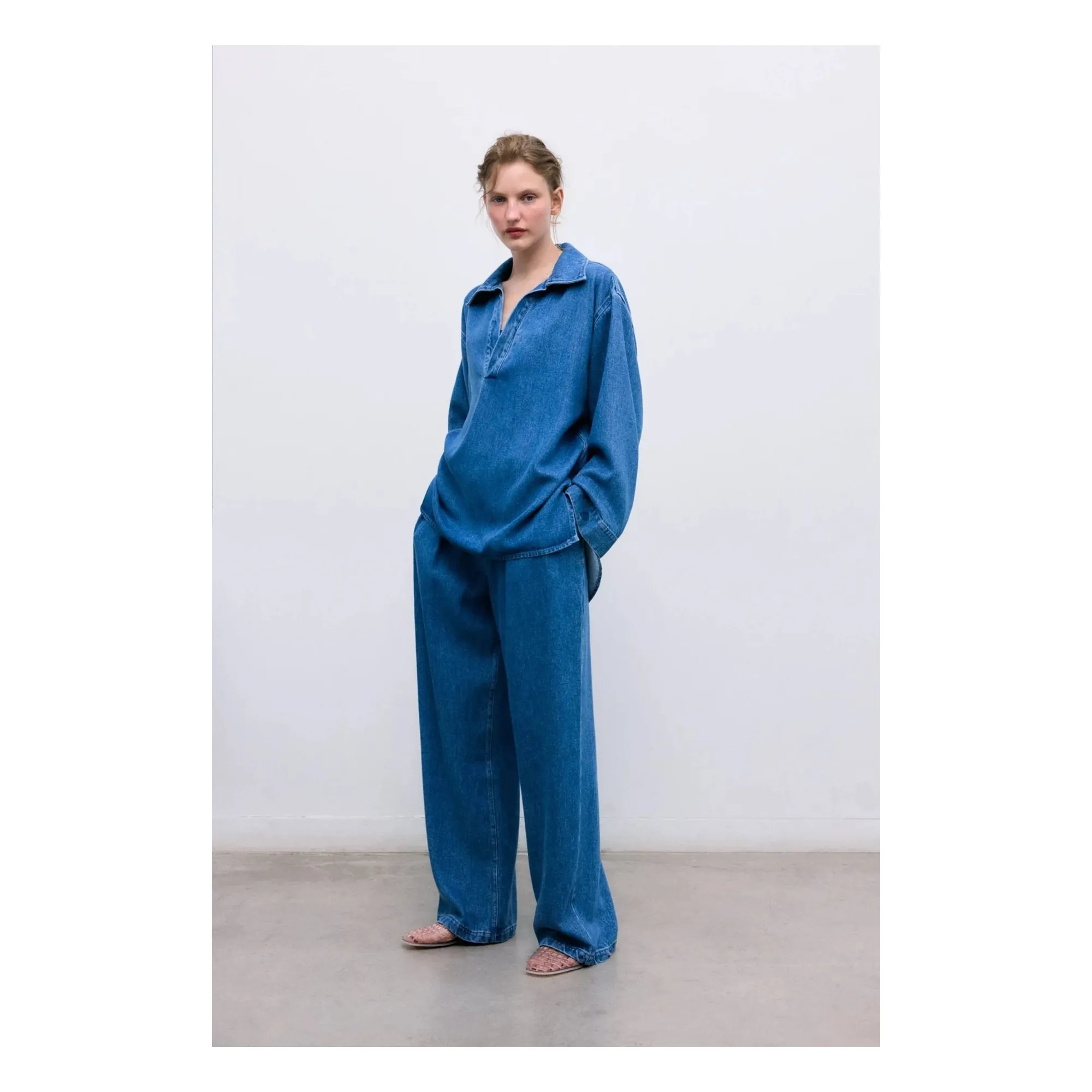 Jean Tencel | Bleu jean- Image produit n°1