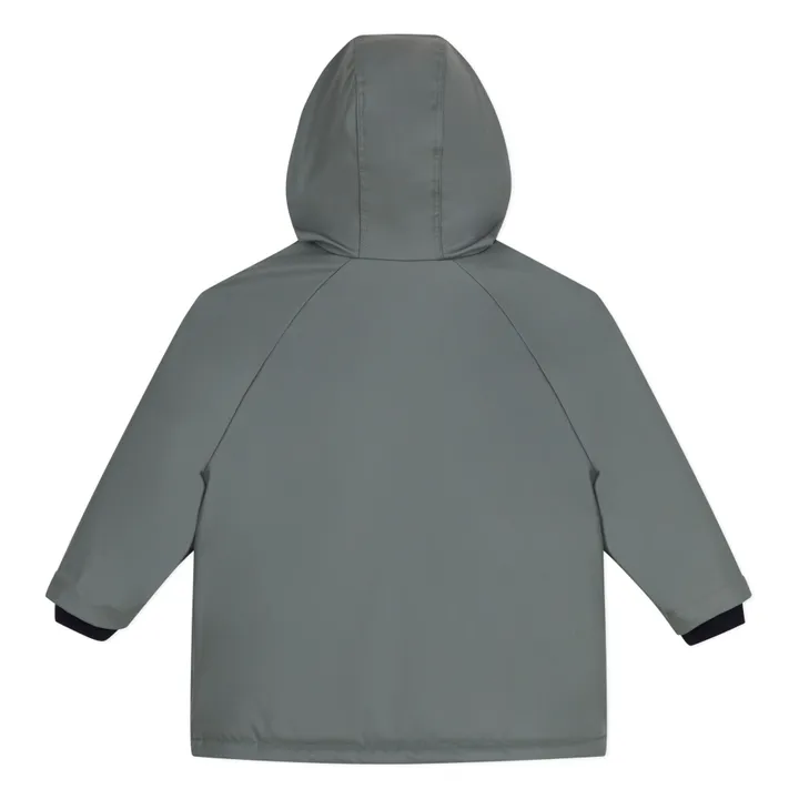 Impermeable con forro de sherpa | Verde- Imagen del producto n°3