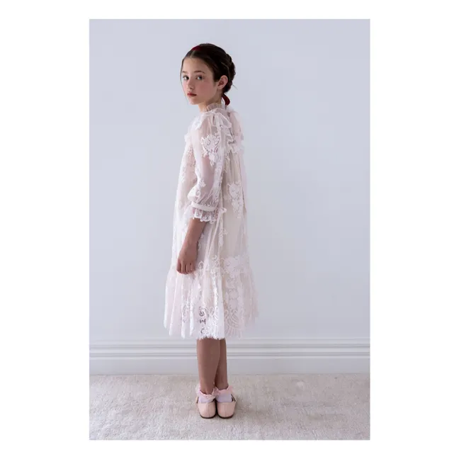 Robe Dentelle | Rose pâle