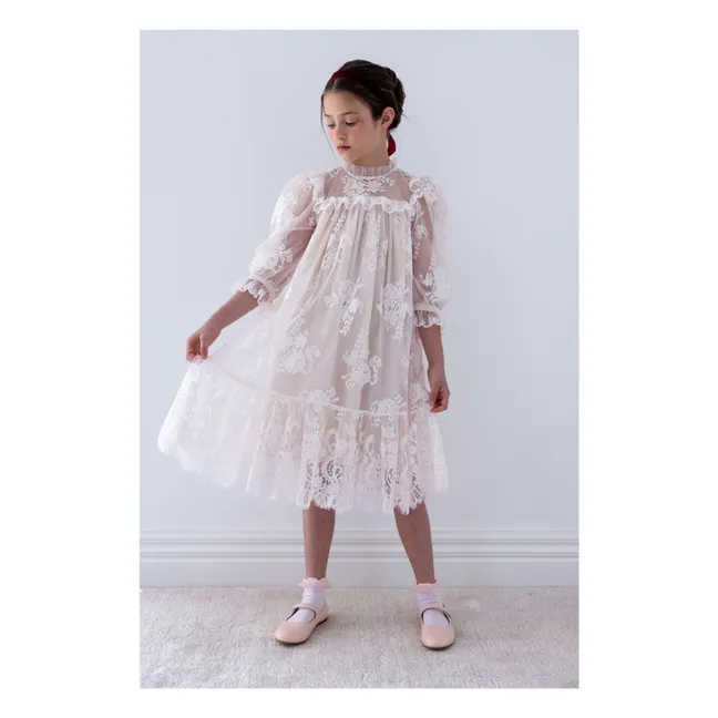 Robe Dentelle | Rose pâle