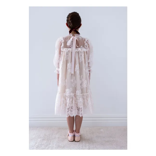Robe Dentelle | Rose pâle