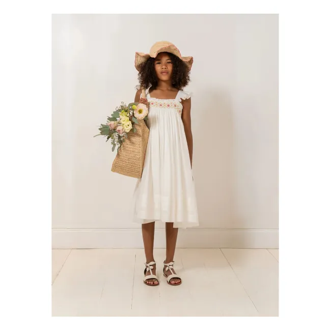 Vestido Laora de algodón orgánico | Crudo