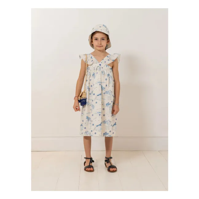 Kleid Eleana Ile Bio-Baumwolle | Indigoblau
