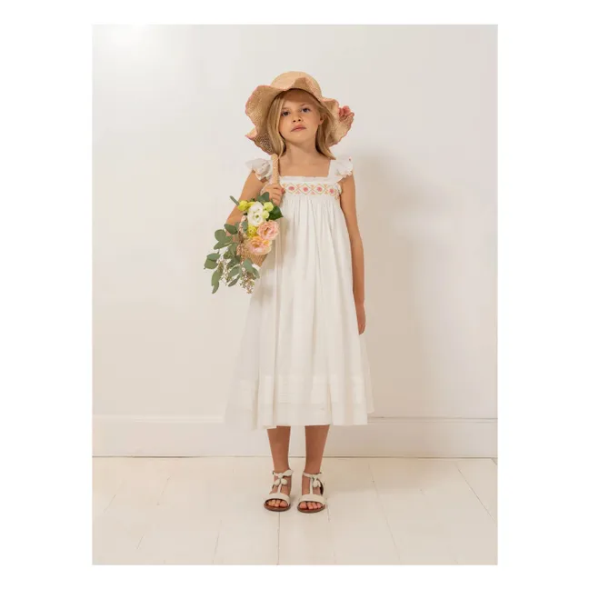 Vestido Laora de algodón orgánico | Crudo