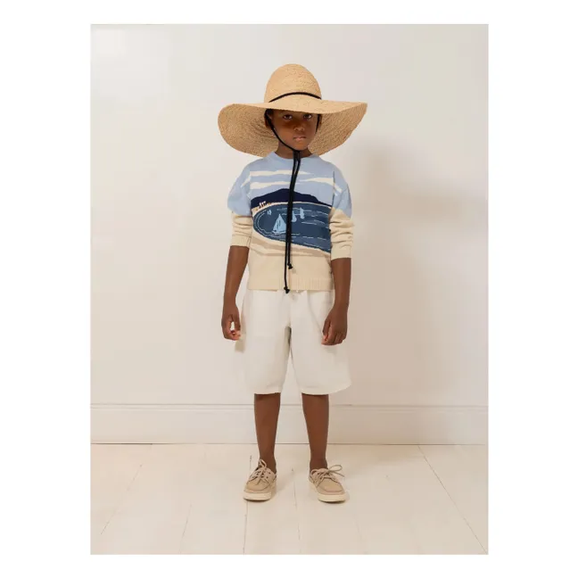 Pull Lyle Plage Coton Bio | Sable