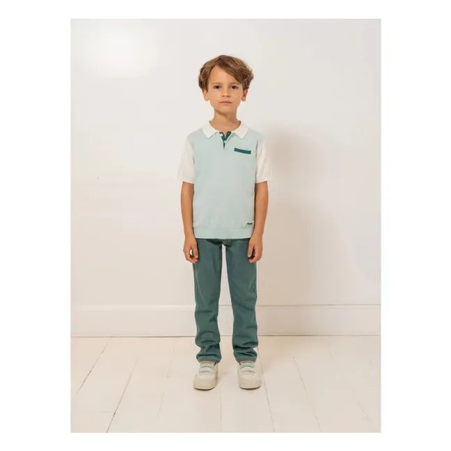 Polo Laser | Bleu pâle
