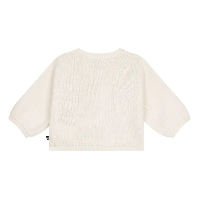 Chaqueta de punto para bebé | Blanco