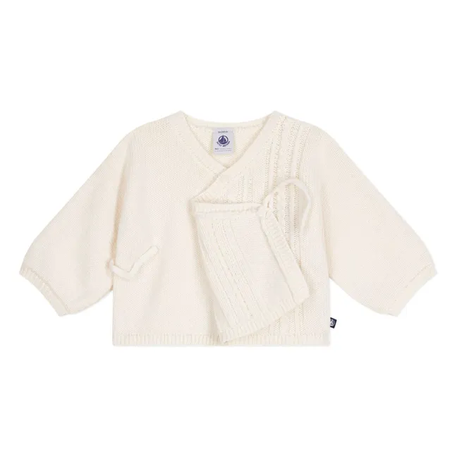 Chaqueta de punto para bebé | Blanco