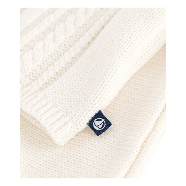Chaqueta de punto para bebé | Blanco