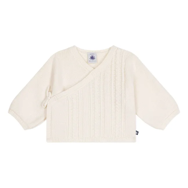 Chaqueta de punto para bebé | Blanco