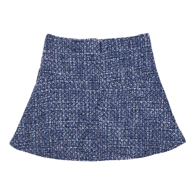 Jupe Dreamtide Tweed | Bleu marine