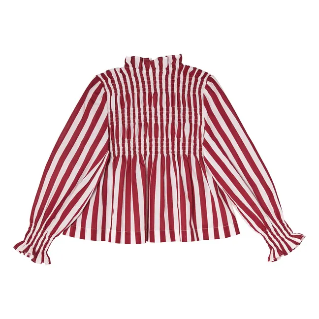 Blouse Laurel Rayée | Bordeaux