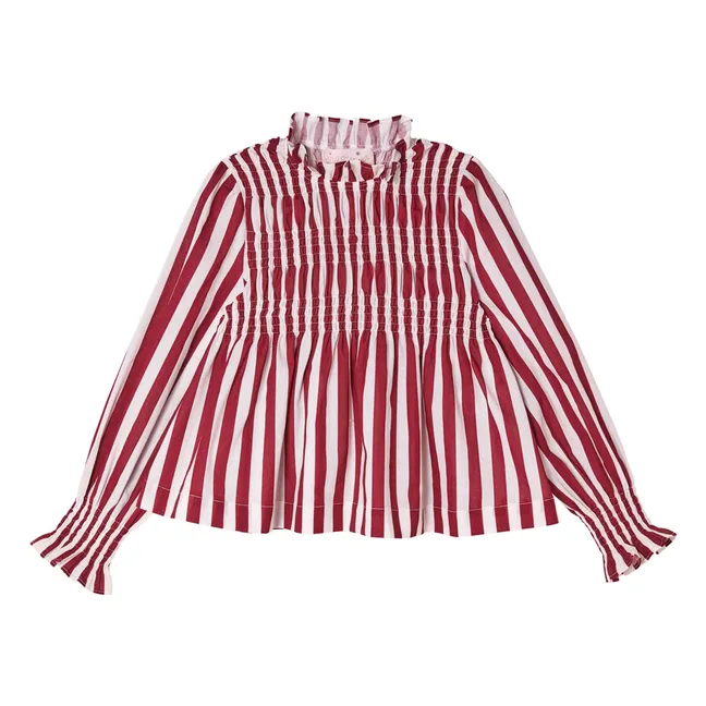 Blouse Laurel Rayée | Bordeaux