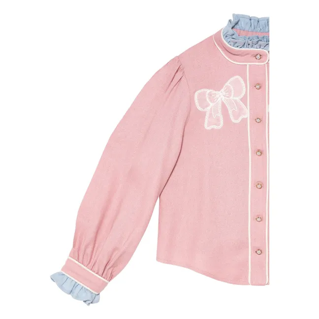 Blouse Sweet Memory Nœuds | Rose