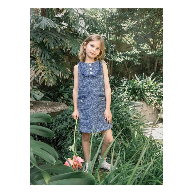 Dreamtide Tweed dress | Navy blue