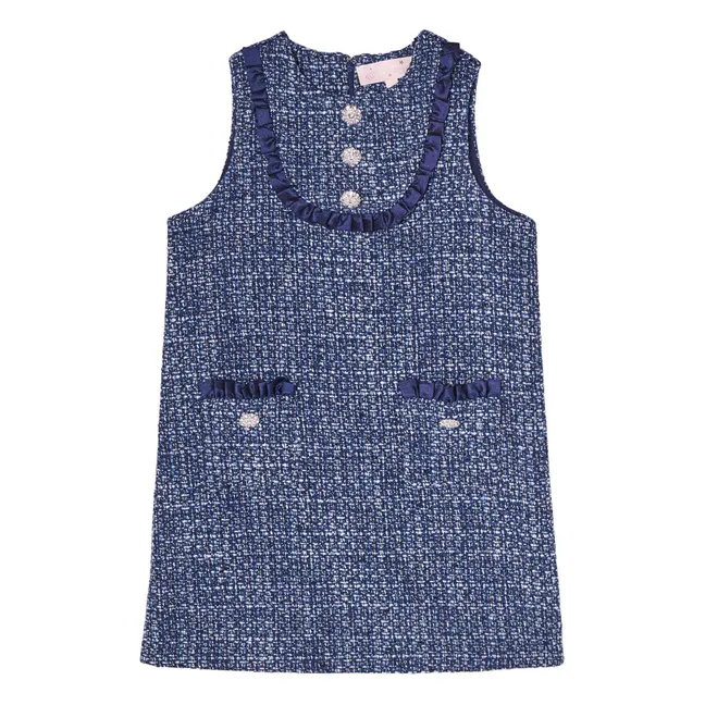 Robe Dreamtide Tweed | Bleu marine