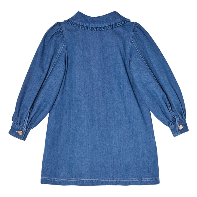 Robe Heartstring Denim | Bleu