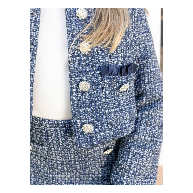 Veste Dreamtide Tweed | Bleu marine