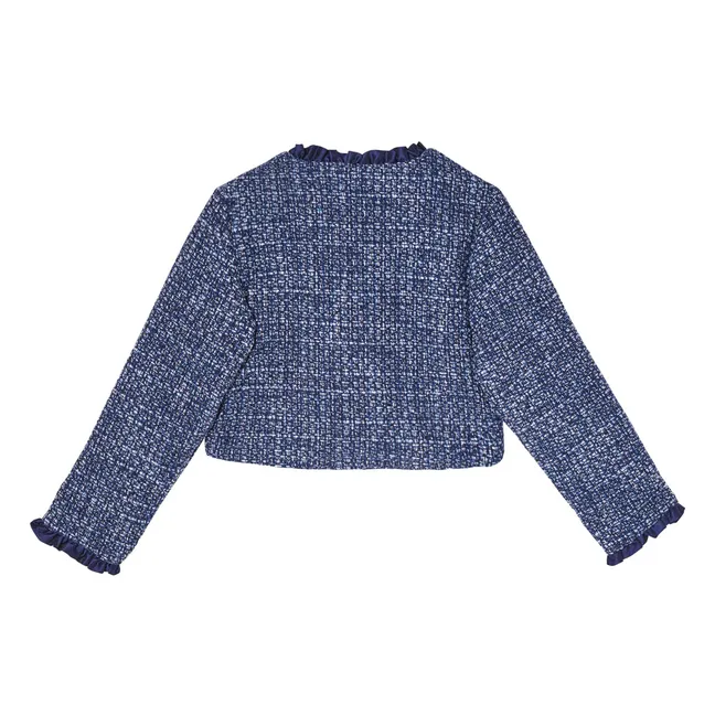 Dreamtide Tweed Jacket | Navy blue