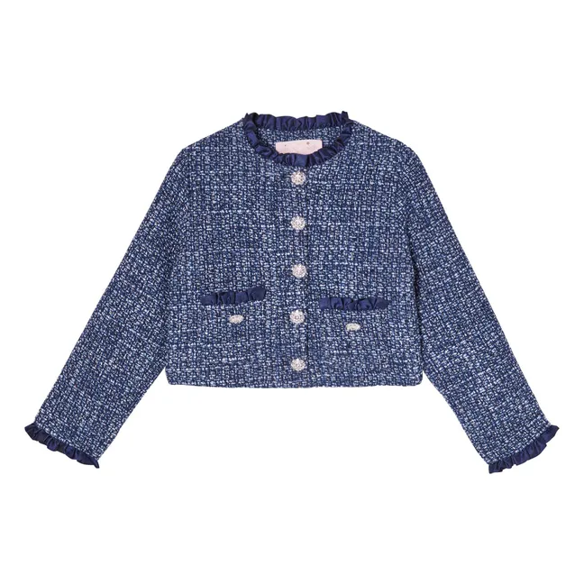 Dreamtide Tweed Jacket | Navy blue