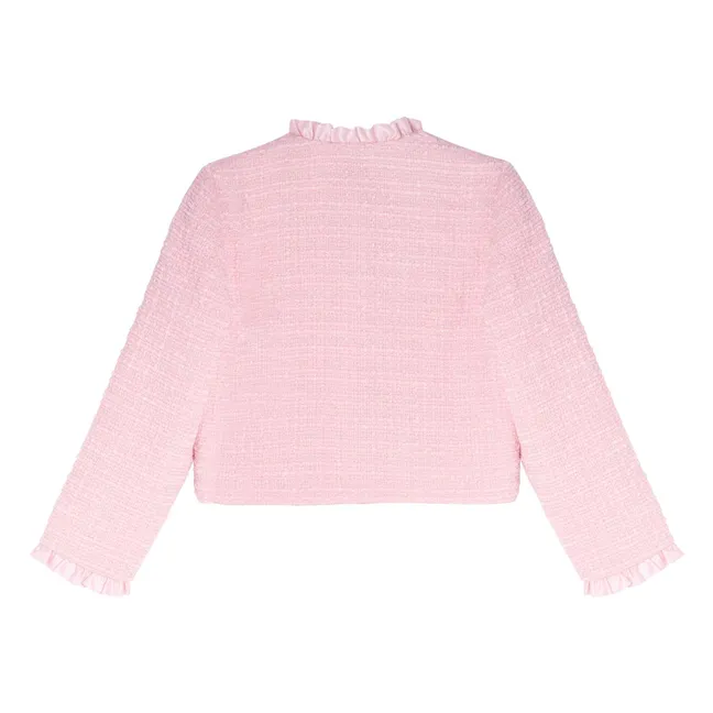 Veste Powdered Petal Tweed | Rose poudré