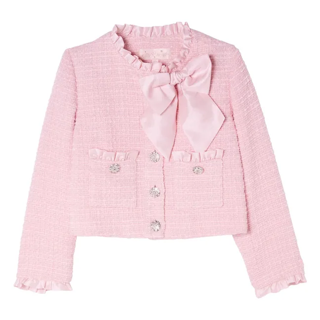 Veste Powdered Petal Tweed | Rose poudré