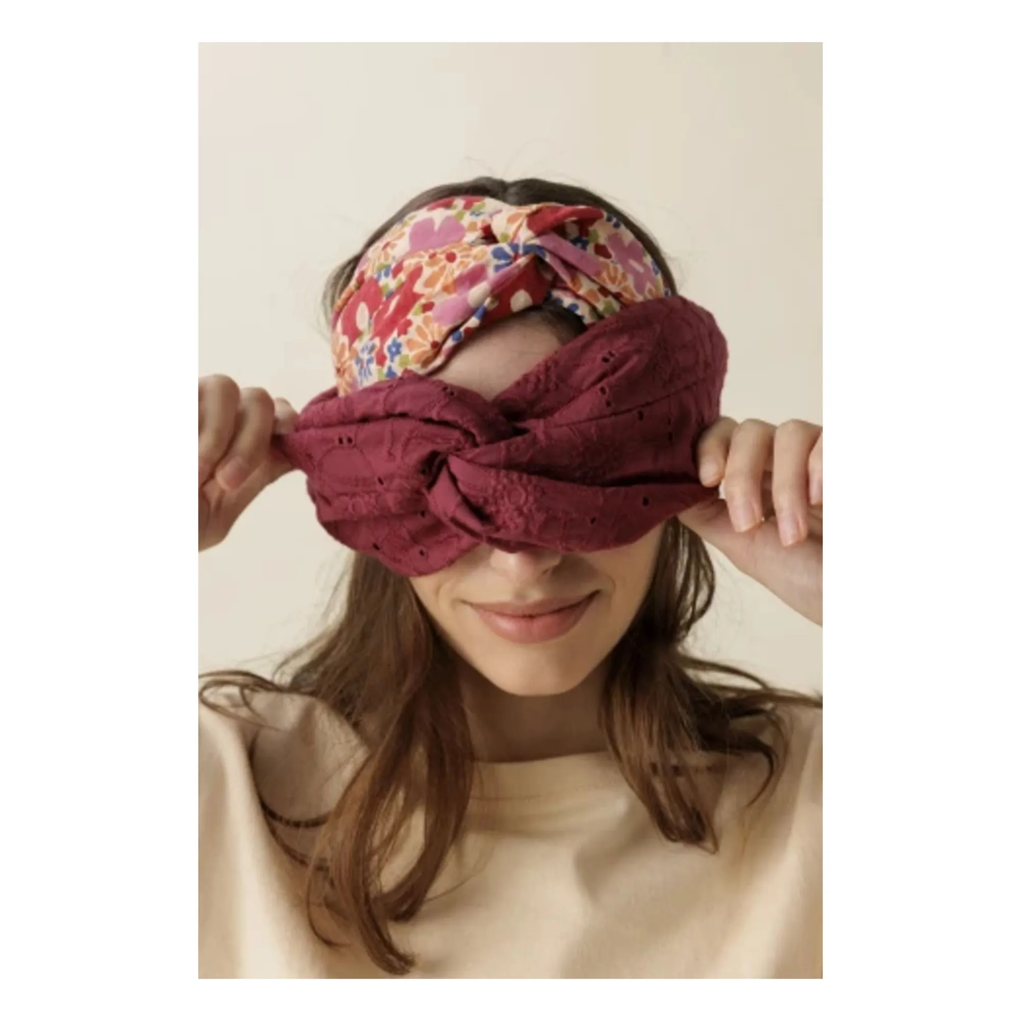 Bandeau Banda Fleuri | Rose- Image produit n°1