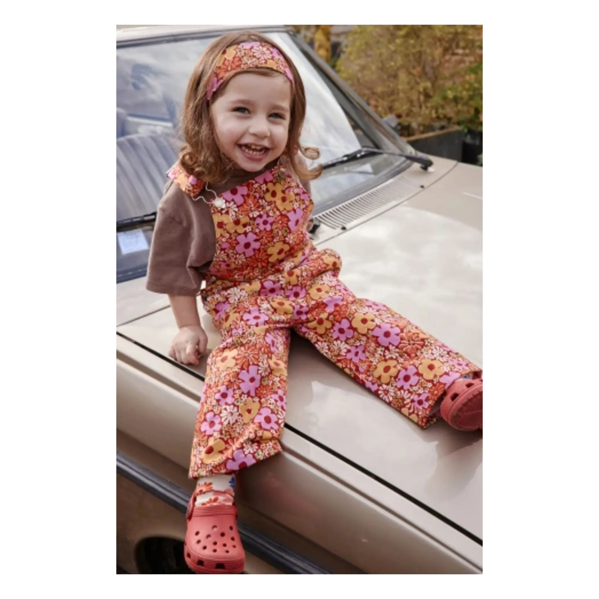 Salopette Macha Fleurie | Rose- Image produit n°2