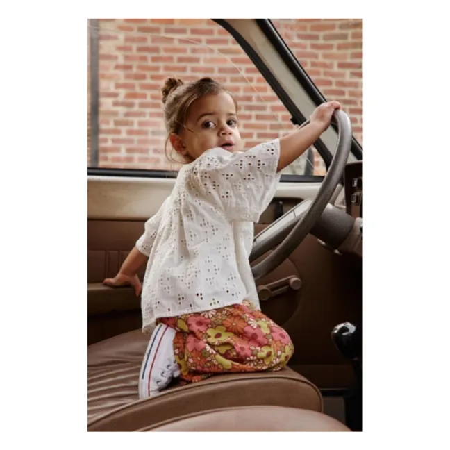Kalki Openwork Blouse | Cream