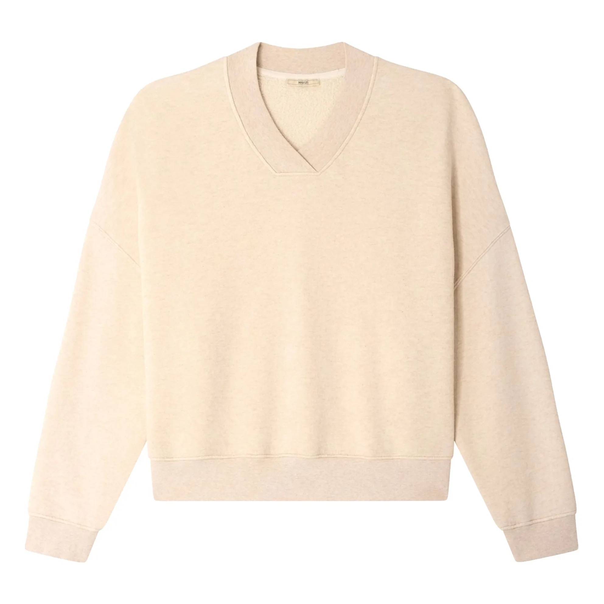 Sessùn Cream Vechill Cotton Sweatshirt