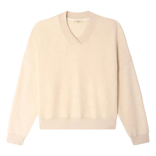 Sweat Coton Vechill | Crème