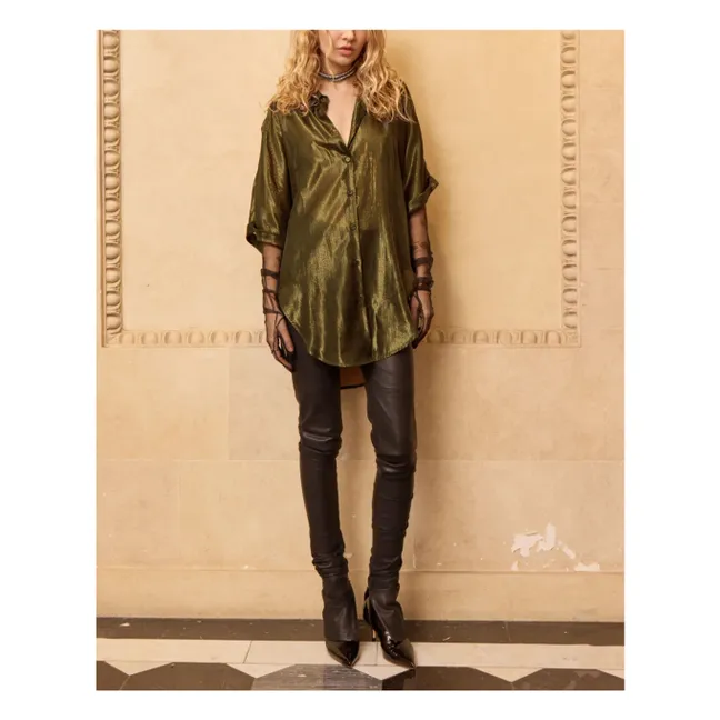 Blouse Light Métallisée | Gris