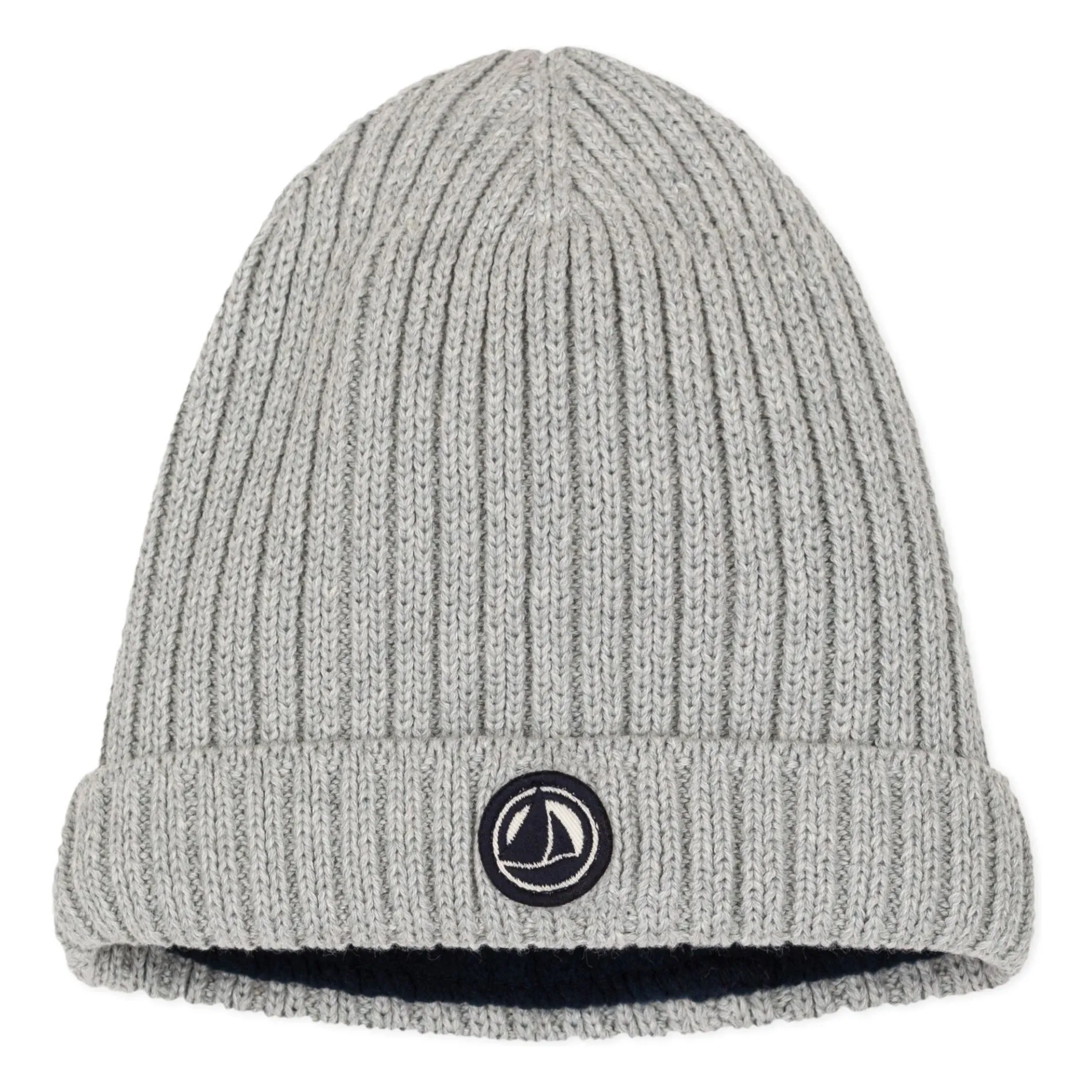 Petit Bateau Grey Baby Fleece Bonnet