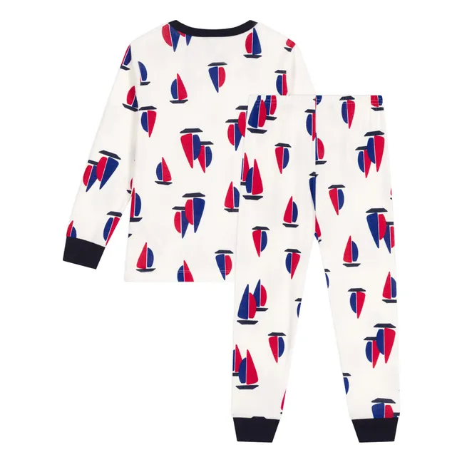 Conjunto de pijama barco | Blanco