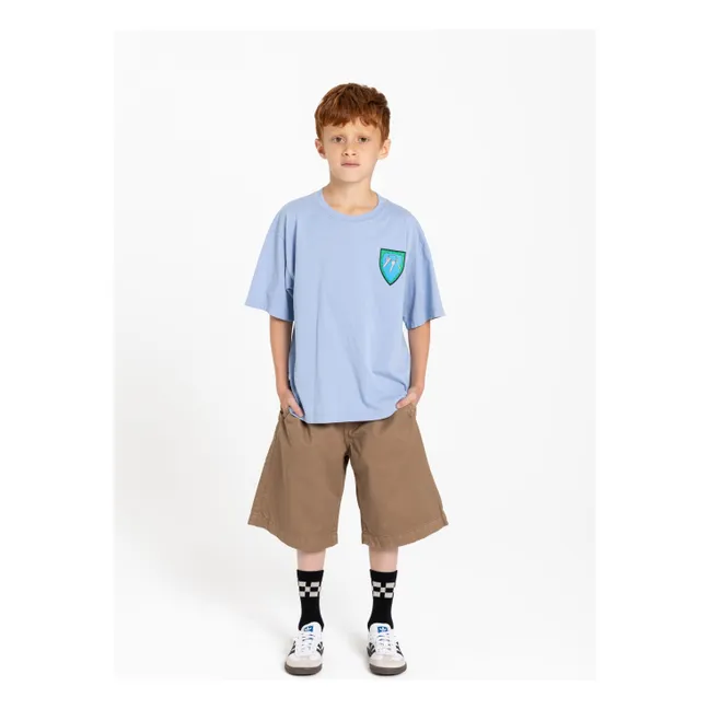 T-shirt King Coton Bio | Bleu Acier
