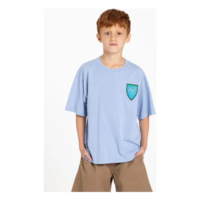 T-shirt King Coton Bio | Bleu Acier