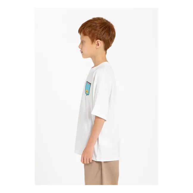Camiseta King de algodón ecológico | Blanco
