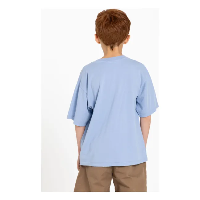 T-shirt King Coton Bio | Bleu Acier