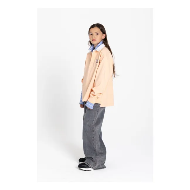 Jean Large April | Denim gris