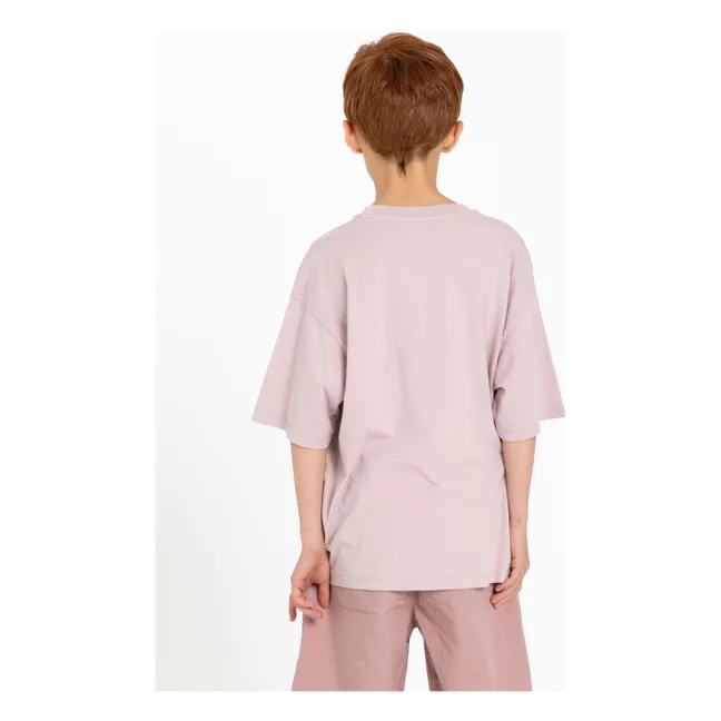 Camiseta Taylor de algodón orgánico | Rosa Viejo