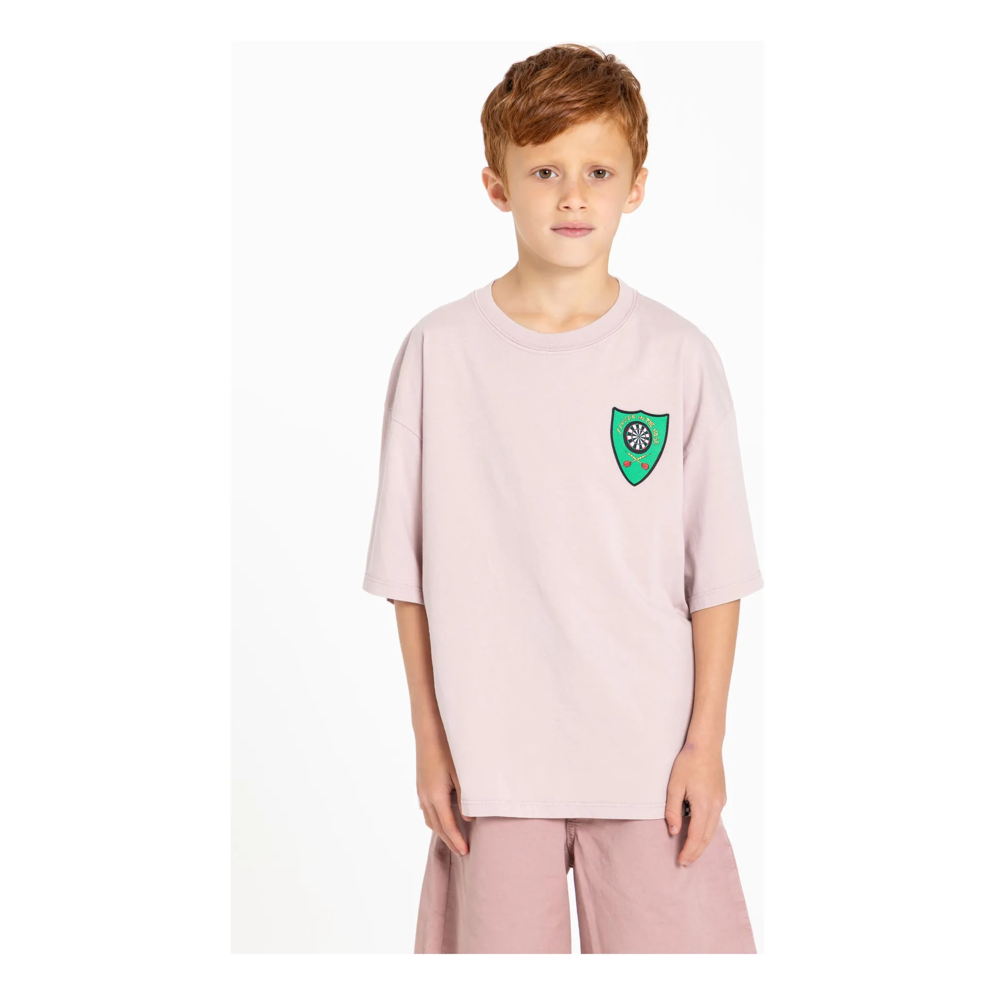 T-shirt Taylor Coton Bio | Vieux Rose- Image produit n°1