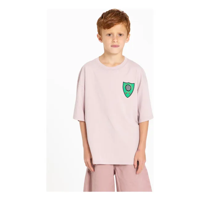 Camiseta Taylor de algodón orgánico | Rosa Viejo