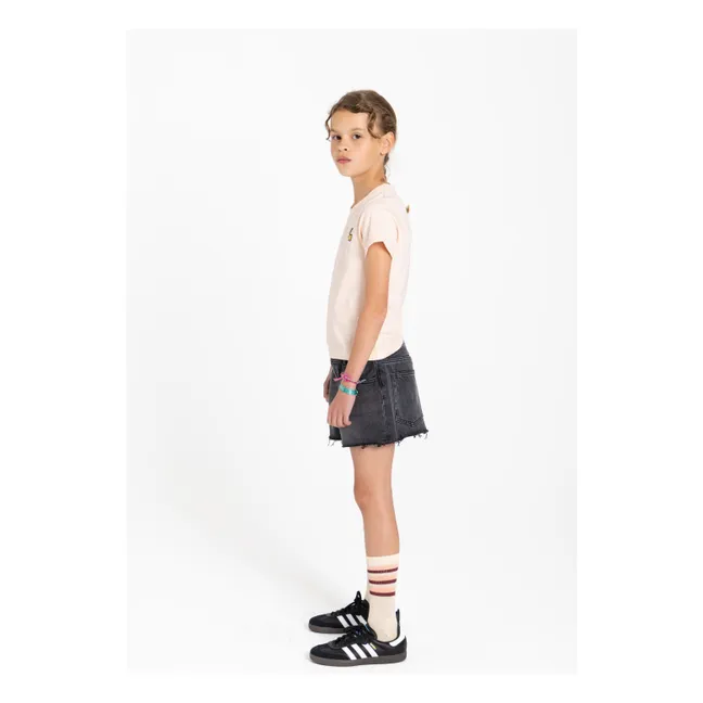 Enid organic cotton T-shirt | Peach
